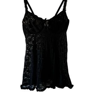 Size 1 Torrid Lace Babydoll Lingerie with Underwire